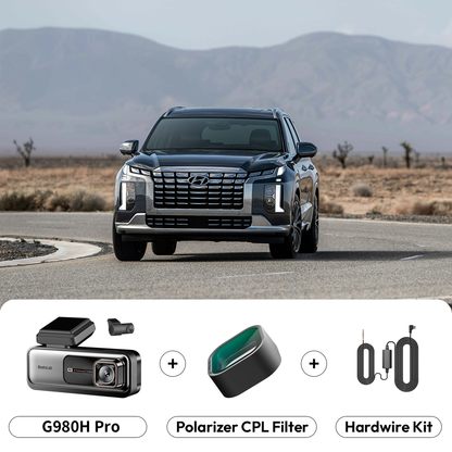 Camera Auto Anteriore Posteriore Botslab G980H Pro, 4K, Wi-Fi, GPS, Display 2.45 pollici