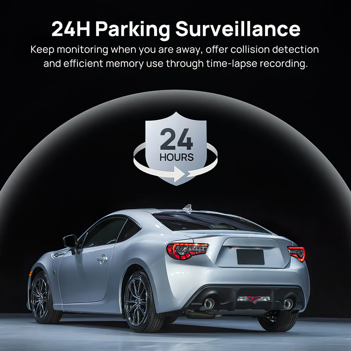 Telecamera Auto Anteriore e Posteriore 70mai Dash Cam A510, 3K, GPS, Wi-Fi, Display 2 pollici