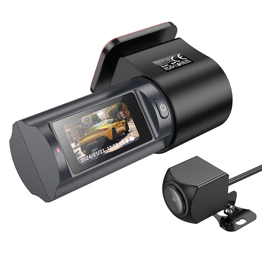 Camera Auto Anteriore e Posteriore HOCO DV8, 2K, Display 1,47 pollici