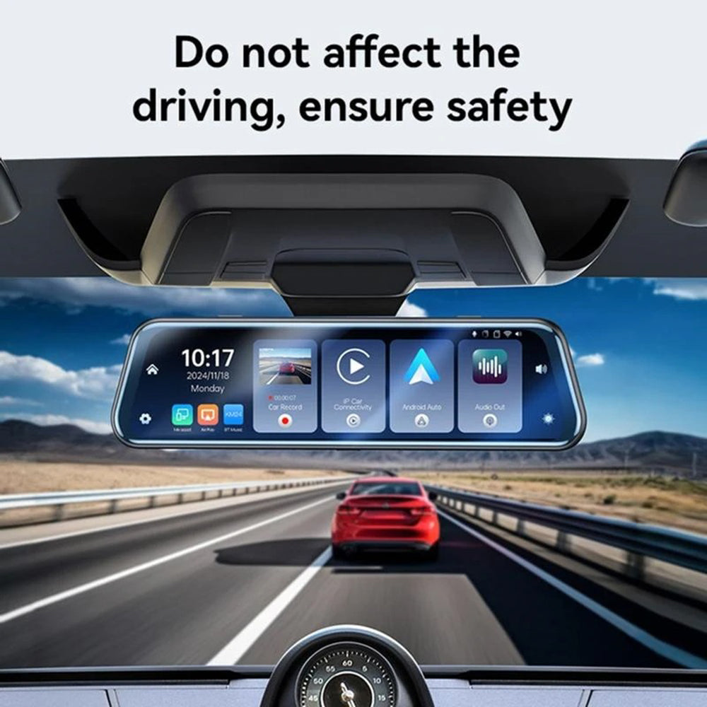 Camera Auto Yesido KM24 con Carplay / Android Auto, 4K, Display 9.66 pollici