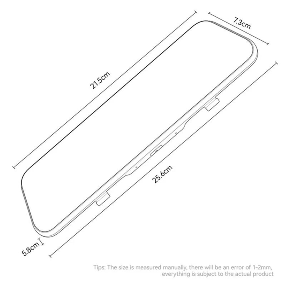 Camera Auto Yesido KM24 con Carplay / Android Auto, 4K, Display 9.66 pollici