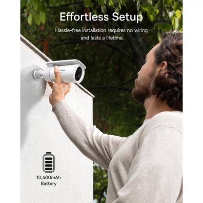 Telecamera di Sorveglianza Baseus Solar S1, Wi-Fi, 2K, IP67, Pannello Solare, Esterno S0SW002130