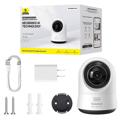 Telecamera di Sorveglianza Baseus P1 Pro, Wi-Fi, 3K, Interno S0TW002131