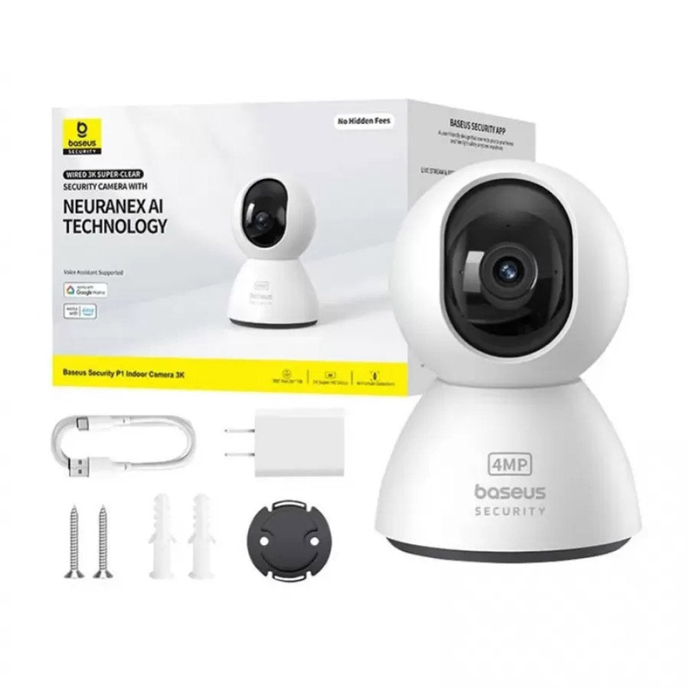 Telecamera di Sorveglianza Baseus P1, Wi-Fi, 3K, Interno S0ST002130