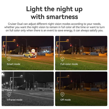 Telecamera di Sorveglianza Imou Cruiser Dual, Wi-Fi, 2.8K + 2K, IP66, Esterno, Bianca IPC-S7XP-8M0WED-0360B