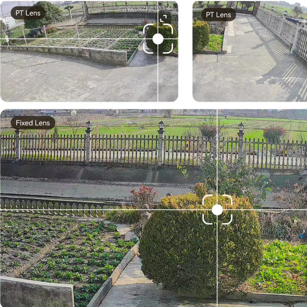 Telecamera di Sorveglianza Imou Cruiser Triple, Wi-Fi, 3K + 2K, IP65, Esterno, Bianca IPC-S7UP-11M0WED