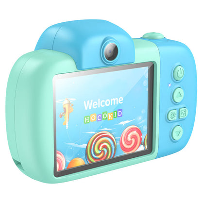 Fotocamera Digitale HOCO DV201 Kids, 1080P, 2MP, Blu