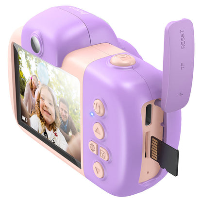 HOCO DV201 Kids Digital Camera, 1080P, 2MP, Pink
