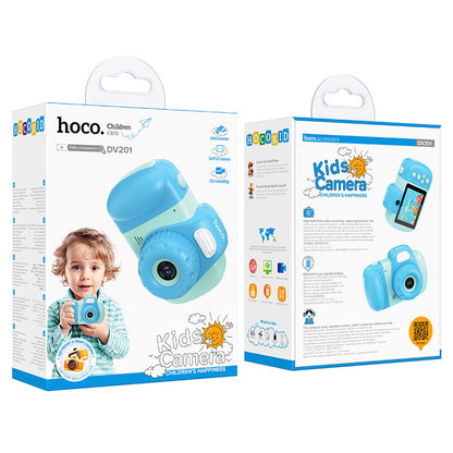 Fotocamera Digitale HOCO DV201 Kids, 1080P, 2MP, Blu