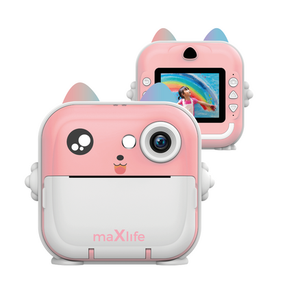 Digital Camera with Printing Function MaXlife MXPC-100 Kids, Pink