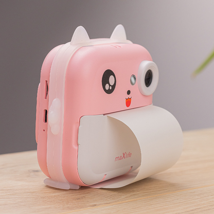 Digital Camera with Printing Function MaXlife MXPC-100 Kids, Pink