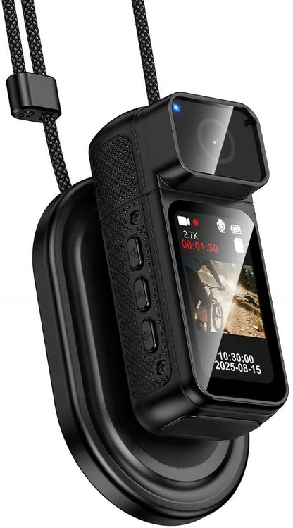 HOCO DV105 Sports Camera, 2.7K, 1.47inch Display, Black