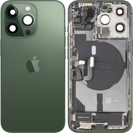 Coperchio Batteria Apple iPhone 13 Pro, Con Scocca Centrale, Completo di Parti, Verde (Alpine Green), Swap