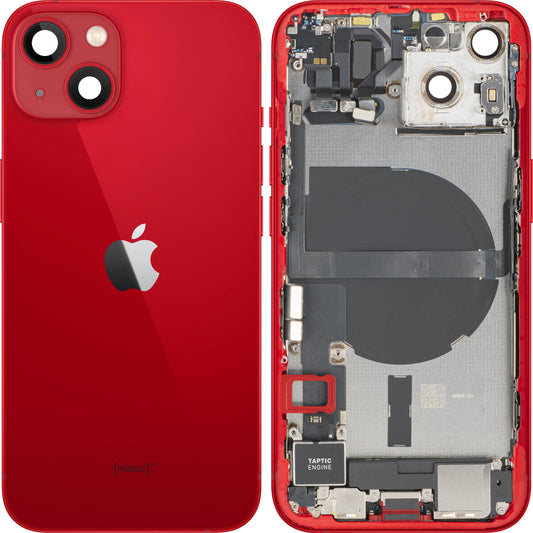 Coperchio Batteria Apple iPhone 13, Con Scocca Centrale, Full Parts, Rosso, Swap