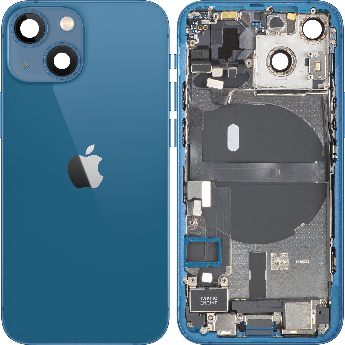 Coperchio Batteria Apple iPhone 13 mini, Con Scocca Centrale, Full Parts, Blu, Swap