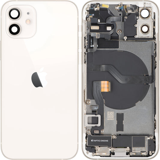 Coperchio Batteria Apple iPhone 12, Con Scocca Centrale, Completo di Parti, Bianco, Swap
