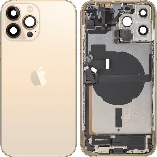 Coperchio Batteria Apple iPhone 13 Pro Max, Con Scocca Centrale, Completo di Parti, Dorato, Swap