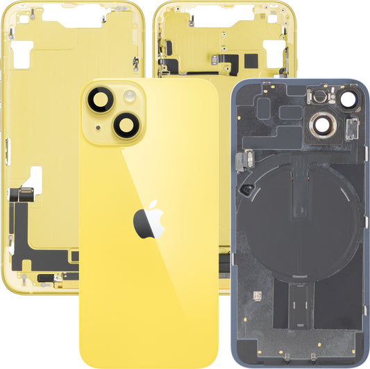 Coperchio Batteria Apple iPhone 14, Con Scocca Centrale, Completo di Parti, Giallo, Swap