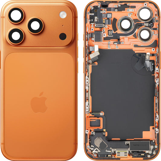 Coperchio Batteria Apple iPhone 17 Pro, Con Scocca Centrale, Completo di Parti, Arancione (Cosmic Orange), Swap
