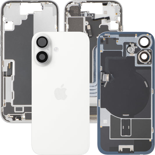 Coperchio Batteria Apple iPhone 17, Con Scocca Centrale, Completo di Parti, Bianco, Swap