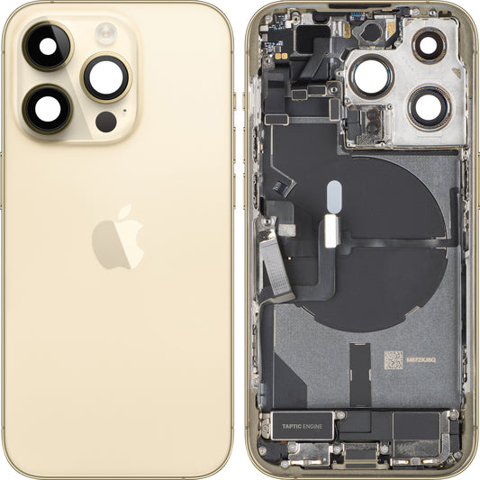 Copertura Batteria Apple iPhone 14 Pro, Con Scocca Centrale, Versione US, Oro, Swap