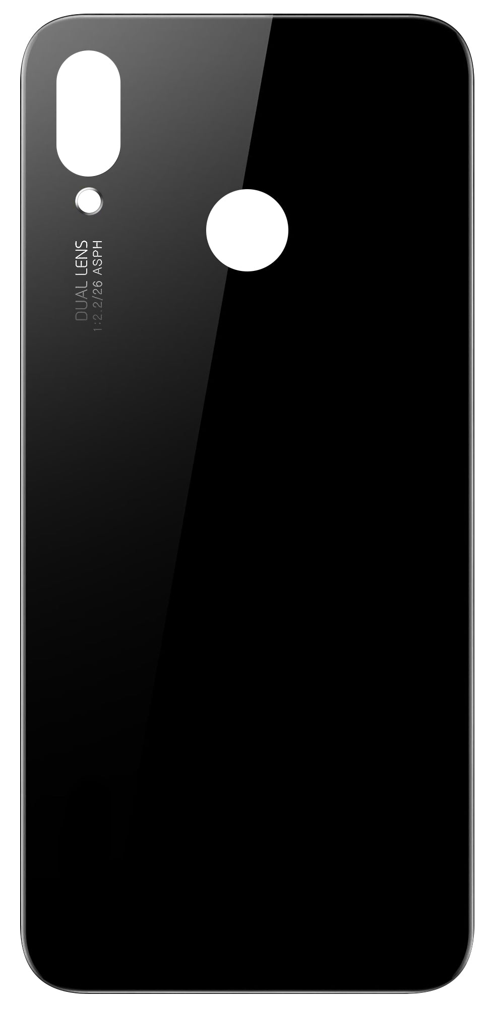 Copertura Batteria compatibile con Huawei P20 Lite, Nero