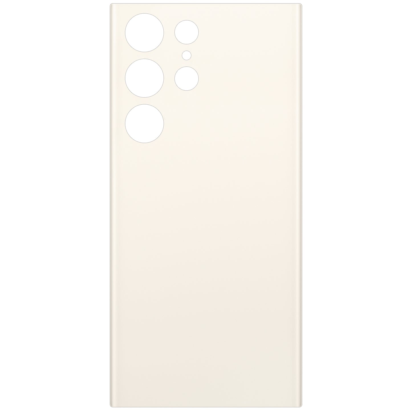 Copertura Batteria compatibile con Samsung Galaxy S23 Ultra S918, Bianco