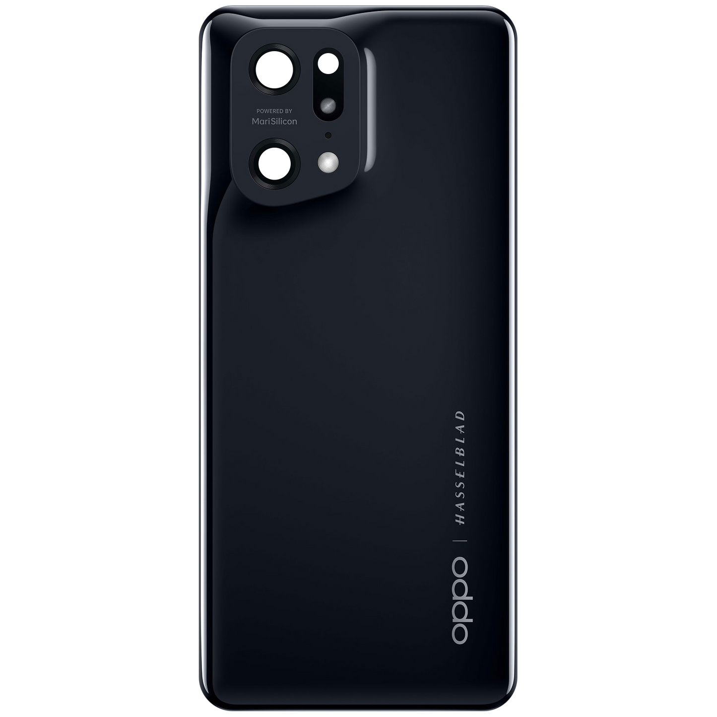 Cover Batteria Oppo Find X5 Pro, Nero (Ceramic Black), Swap 4150009