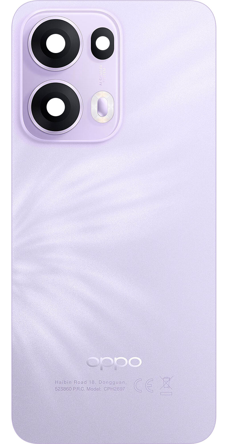 Coperchio Batteria Oppo Reno13 Pro, Viola (Plume Purple), Service Pack 621033000470