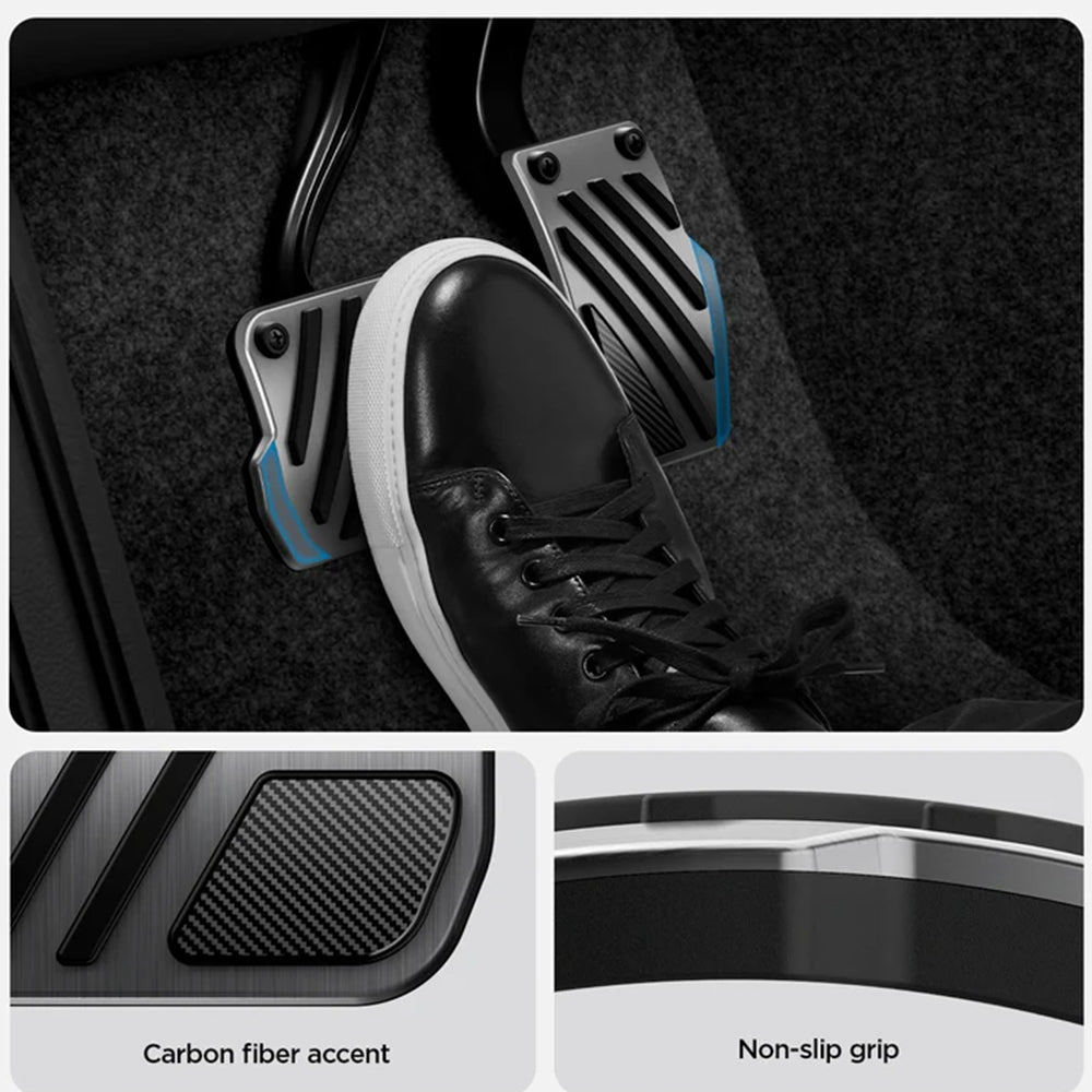 Coperture Pedali Auto Spigen Line Design TO200P per Tesla Y / 3 ACP11627