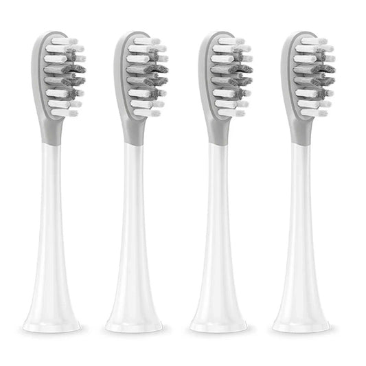 Testina di Ricambio Gum Care per Spazzolino Elettrico Bitvae S2 / S3, Set 4 pezzi, Bianco