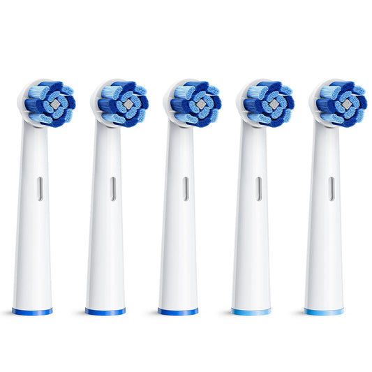 Testine di ricambio SDR2 per Spazzolino Elettrico Bitvae R2, Set da 5 pezzi, Bianco