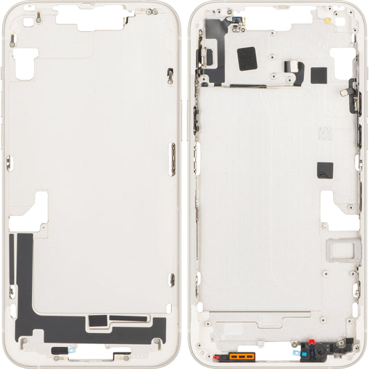 Custodia Mid per Apple iPhone 14 Plus, Bianco (Starlight), Swap
