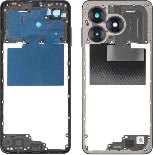 Custodia Centrale Honor X5c Plus, Nero (Midnight Black), Service Pack 9707ACHX