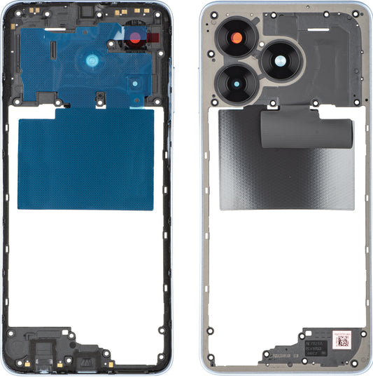 Custodia Centrale Honor X5c Plus, Blu, Service Pack 9707ACJE