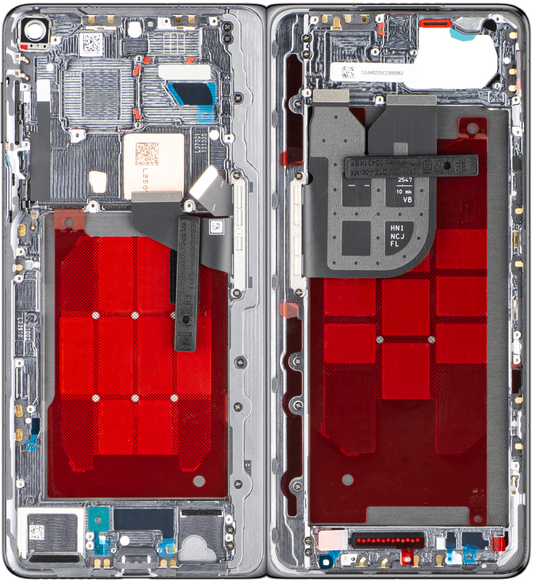 Custodia Centrale Huawei Mate X7, Grigio, Service Pack 02357JUH