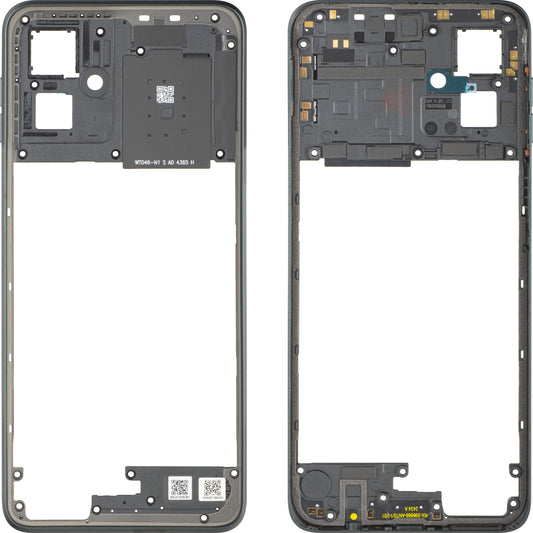 Scocca Centrale Motorola Moto G55, Grigio (Forest Grey), Service Pack 5S58C28444