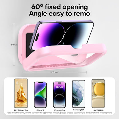 Custodia da Parete con Membrana Tattile Techsuit LC-999 per Telefono, Impermeabile, Verde Dorato