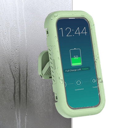 Custodia da Parete con Membrana Tattile Techsuit LC-999 per Telefono, Impermeabile, Verde Dorato