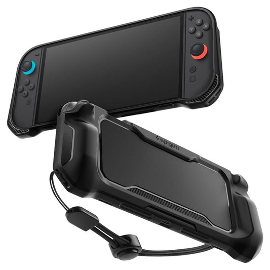Custodia Protettiva Spigen Rugged Armor per Console Nintendo Switch 2, Nera ACS09075