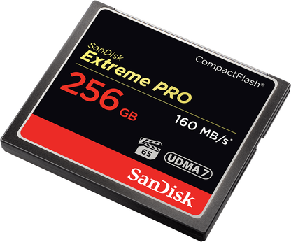 Card Memoria CompactFlash SanDisk Extreme Pro, 256Gb, UDMA 7 SDCFXPS-256G-X46