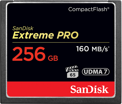 Card Memoria CompactFlash SanDisk Extreme Pro, 256Gb, UDMA 7 SDCFXPS-256G-X46