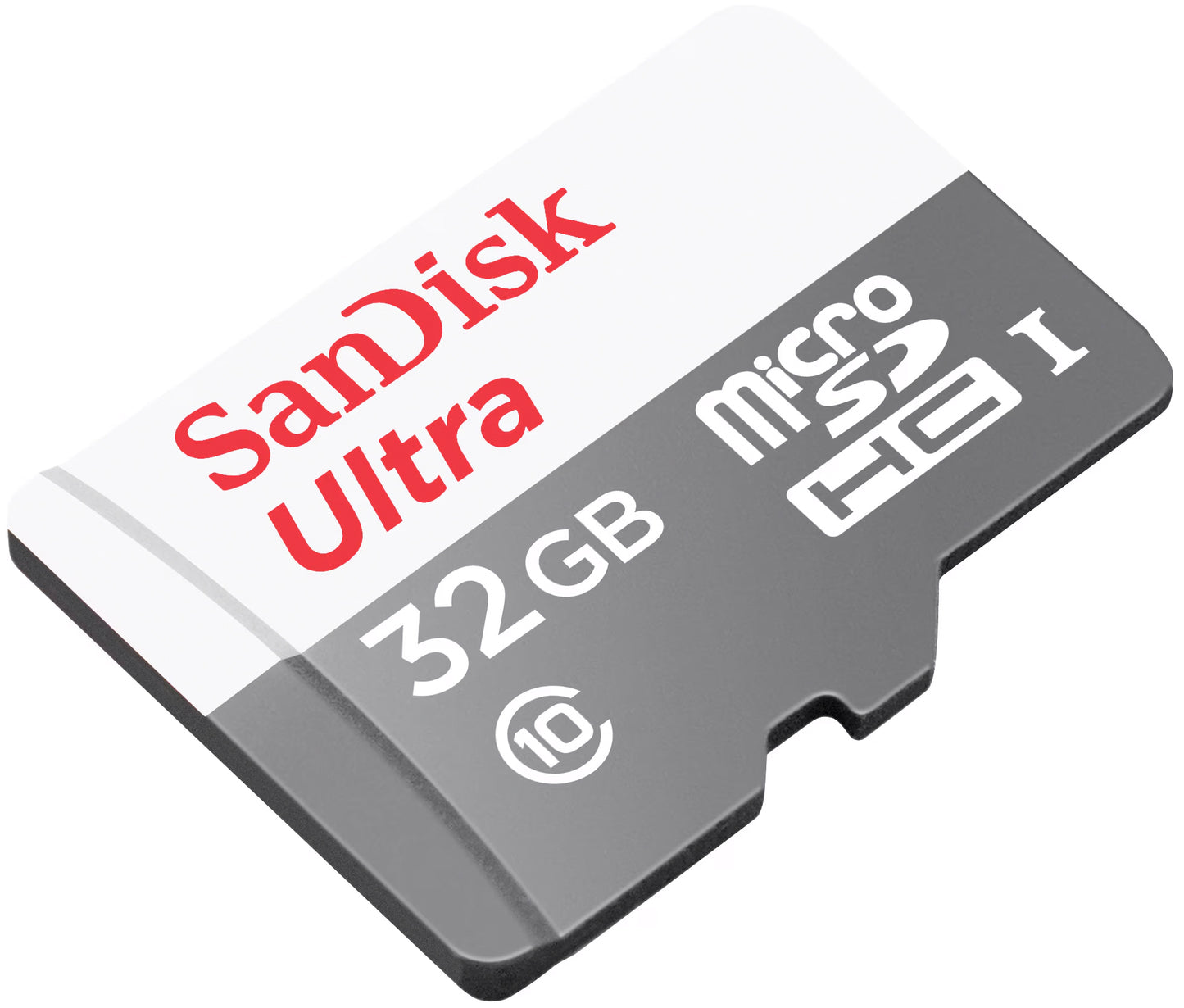 SanDisk Ultra microSDHC Memory Card, 32GB, Class 10, With Adapter SDSQUNR-032G-GN3MA