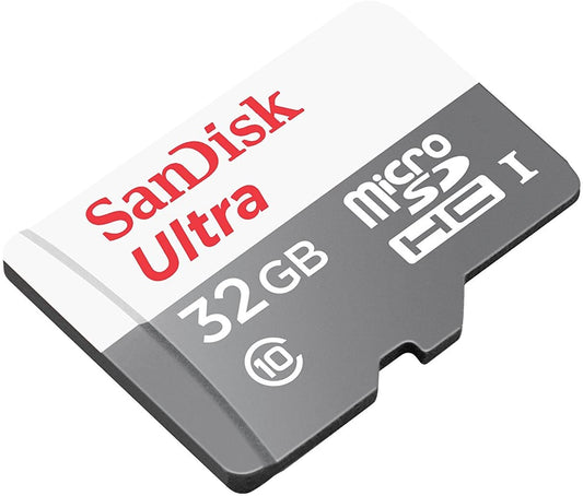 SanDisk Ultra microSDHC Memory Card, 32Gb, Class 10 SDSQUNR-032G-GN3MN