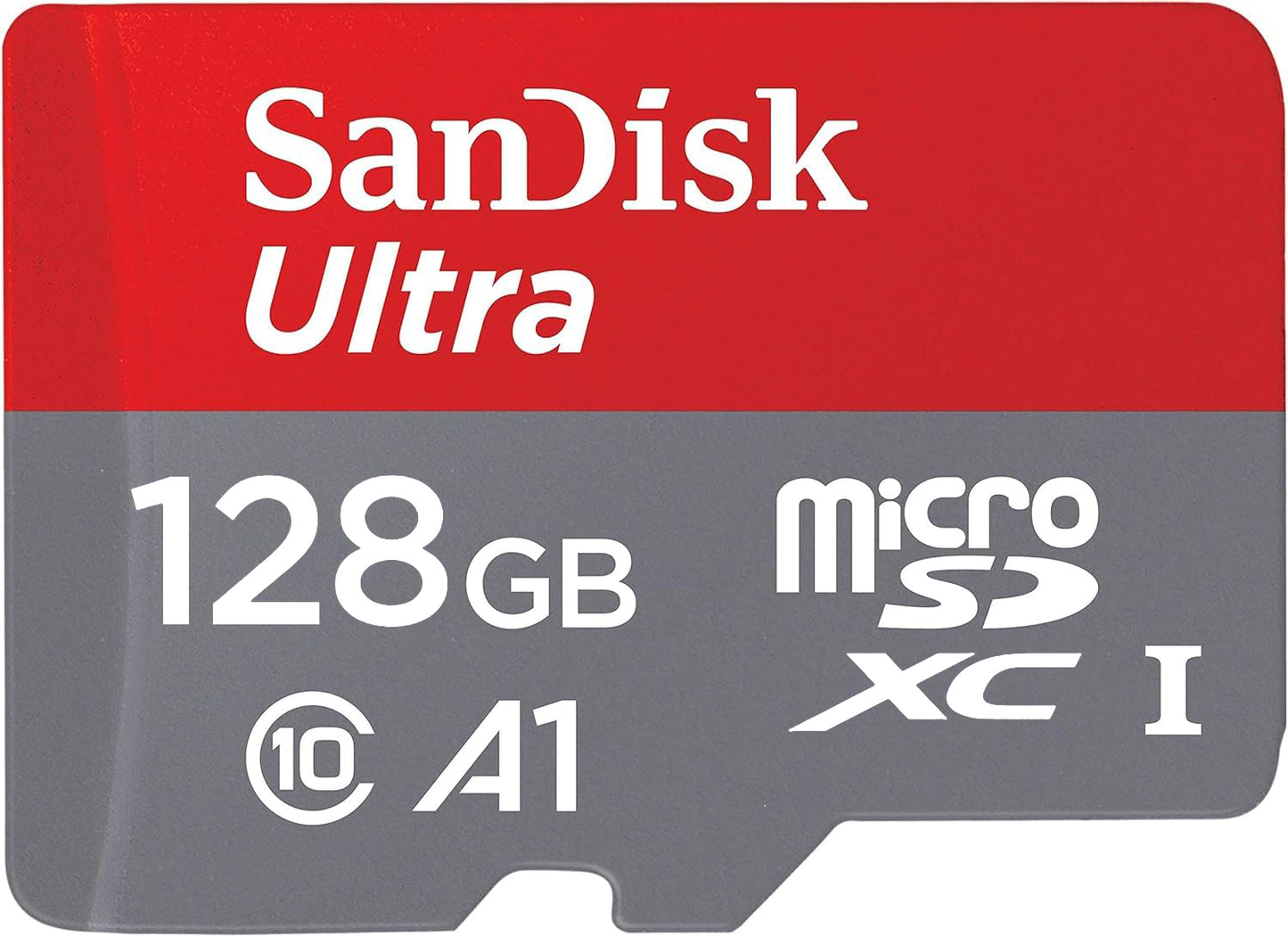 Scheda di Memoria microSDXC SanDisk Ultra Android A1, 128Gb, Classe 10 / UHS-1 U1 SDSQUAB-128G-GN6MN