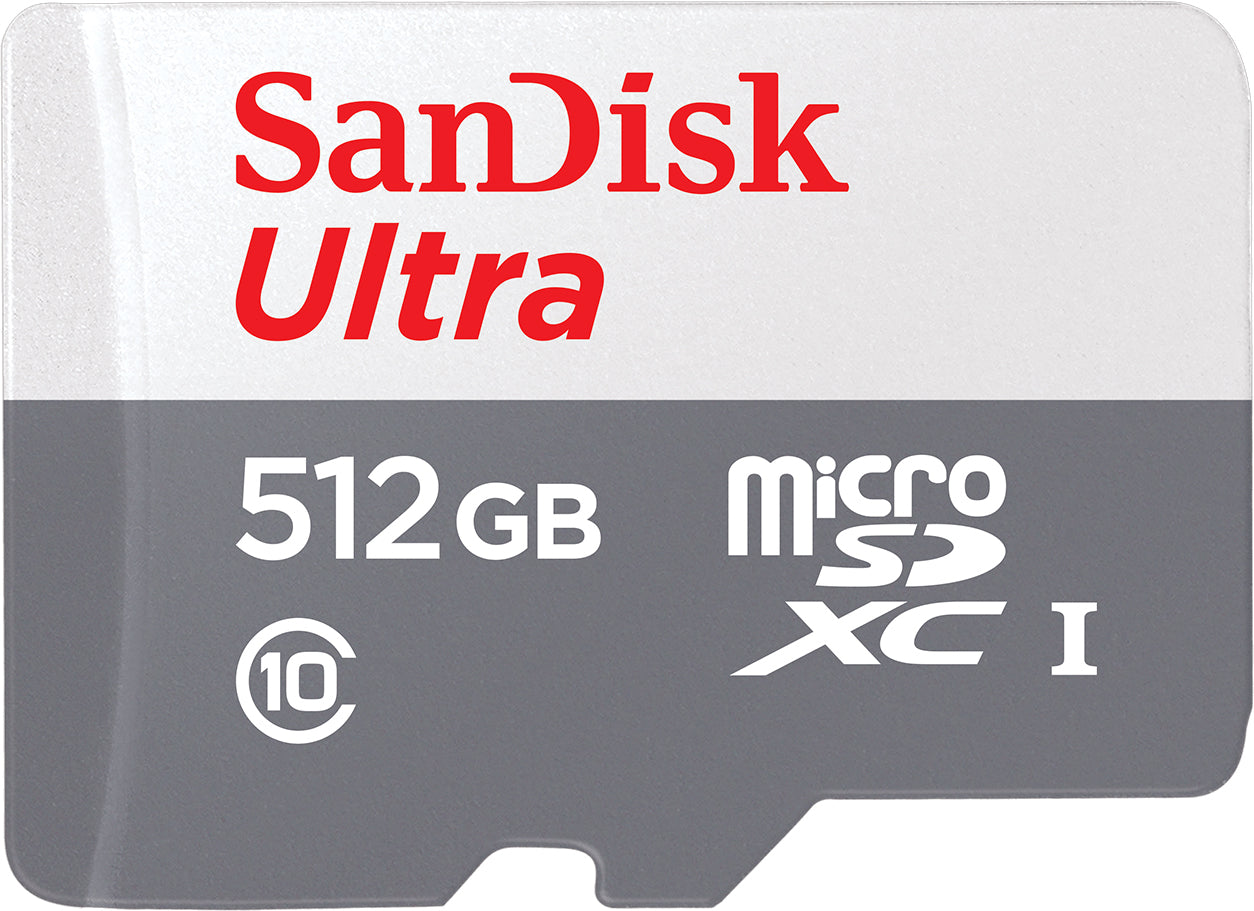 Scheda di Memoria microSDXC SanDisk Ultra, 512Gb, Classe 10 SDSQUNR-512G-GN3MN