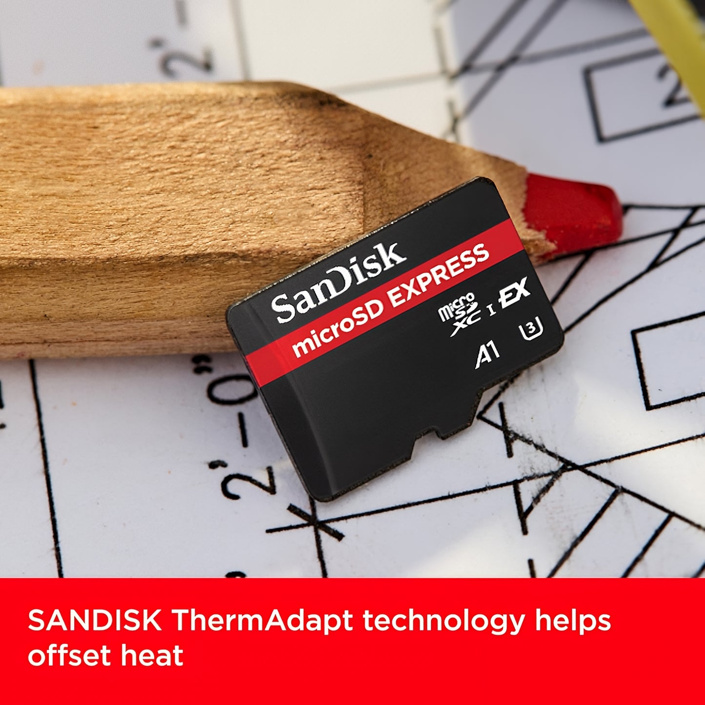 Scheda di Memoria microSDXC SanDisk Express, 128Gb, Classe 10 / UHS-1 U3 SDSQXFN-128G-GN4NN