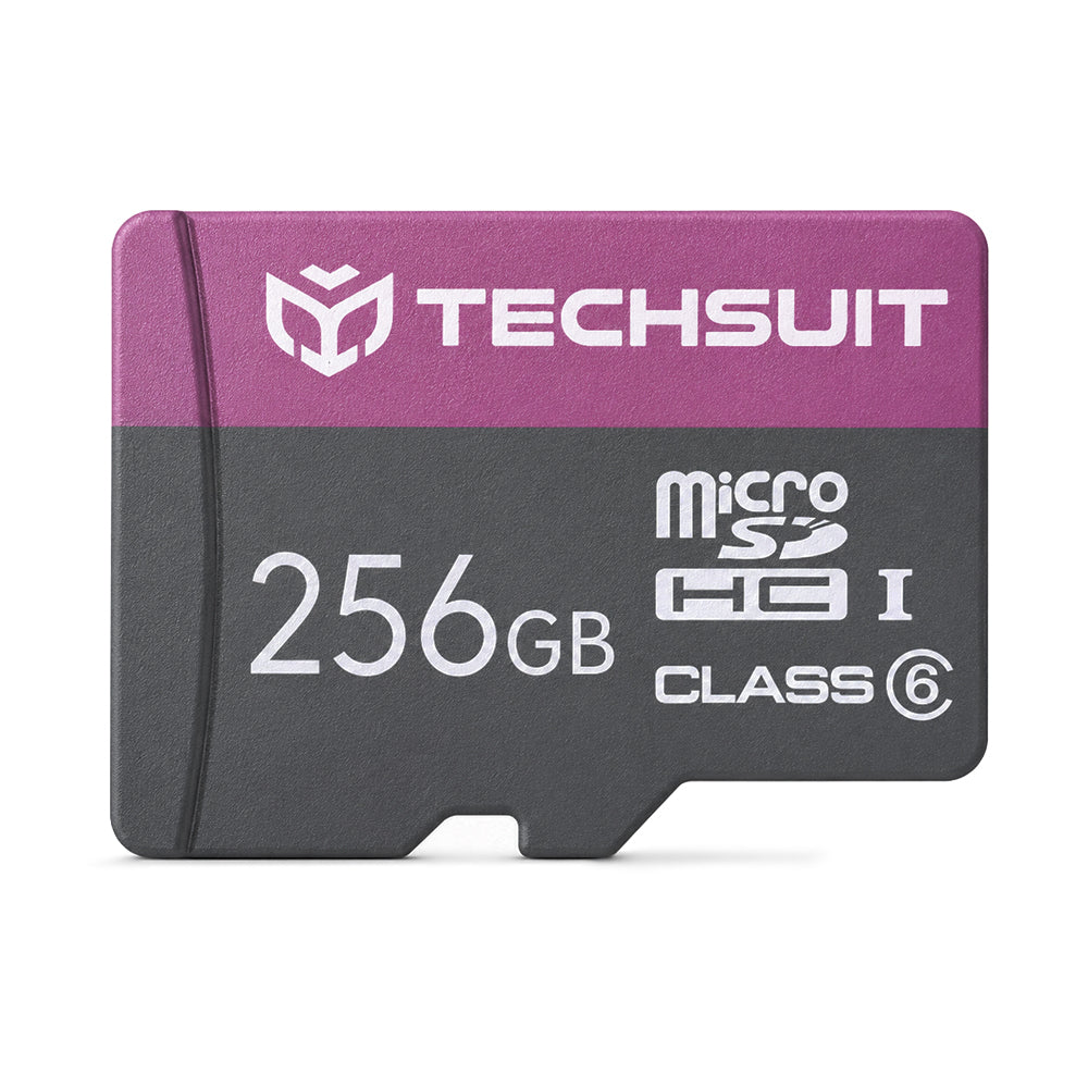 Scheda di memoria microSDXC Techsuit THCM27, 256Gb, Classe 6, con adattatore