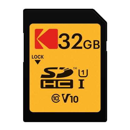 Scheda di Memoria SDHC Kodak Premium Performance, 32Gb, Classe 10 / UHS-1 U1 EKMSD32GHC10K