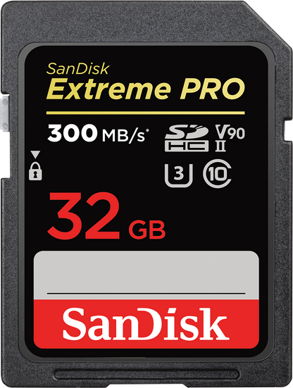 Scheda di Memoria SDHC SanDisk Extreme Pro, 32Gb, Classe 10 / UHS-1 U3 SDSDXXO-032G-GN4IN